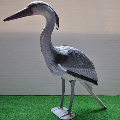 Plastic Heron Garden Ornament